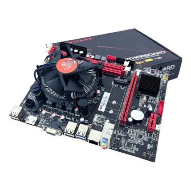 Imagem de Kit Upgrade Intel Core i3 2100 + Placa Mãe B75 LGA 1155 + 8GB DDR3