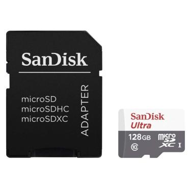 Imagem de Cartão de memoria 128gb Micro Sd c adapt sd C10 80mb/s Ultra Full HD uhs-i - Sandisk