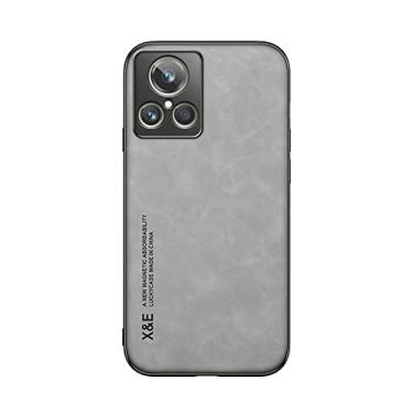 Imagem de Kepuch Silklike Capa para Oppo Realme GT2 Explorer Master - Case Placa de Metal Embutida para Oppo Realme GT2 Explorer Master - Cinza