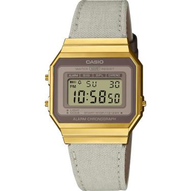 Imagem de Relógio casio vintage feminino pulseira nylon A700WEGL-7AEF