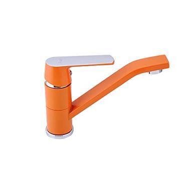 Imagem de Torneiras de banheiro Torneira de lavatório Torneira de lavatório Torneira para pia de banheiro Misturador frio e quente Bico longo, tamanho único