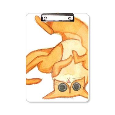 Imagem de Miaoji Placa de suporte para pintura de gato laranja A4