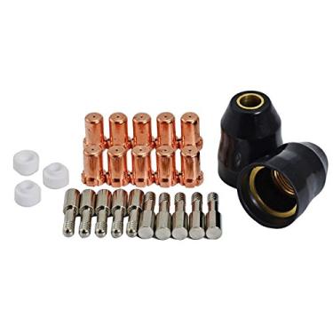 Imagem de RIVERWELD Bico de ponta de eletrodo de plasma Thermal Dynamics, PCH25, 38 peças, M-28 PCH M-35 9-6506 9-6500 9-6003 9-6507