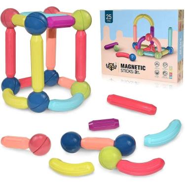 Imagem de Blocos de construção magnética para crianças de 4 a 8 anos, construção para