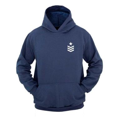 Imagem de Moletom Masculino Canguru Ragor Estampa Patente Militar