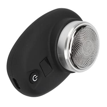 Imagem de Aparador de barba sem fio, aparador de barba elétrico à prova d'água recarregável por USB para casa (preto fosco)