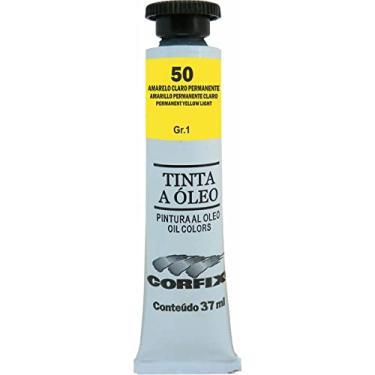 Imagem de TINTA A ÓLEO CORFIX 37ML GR-I AVULSO AMARELO CLARO PERMANENTE 050