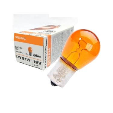 Imagem de Lampada 1 polo ambar py21w/12v osram 7507, 1 Polo PY21W/12V, 12