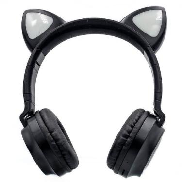 Imagem de Fone de Ouvido Bluetooth Orelha de Gato LED LEF-1022 LEHMOX
