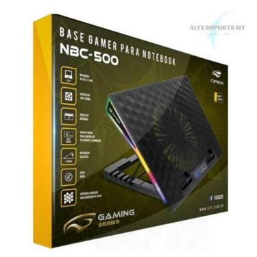 Imagem de Base Para Notebook Gamer 17,3 Polegadas Preto Com Led Note - Alex Rodr