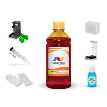 Imagem de Tinta Para HP D2430 22 - C9352AB Yellow 250ml Linha Platinum - Toner V