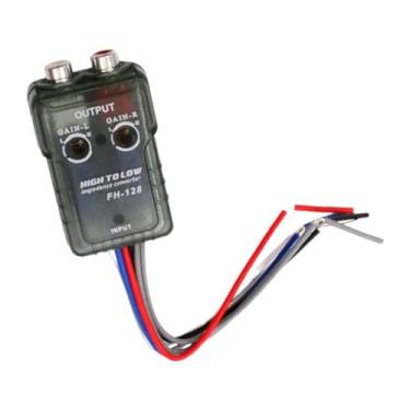 Imagem de BaotyJie Conversor de Impedância de Alto-falante Alto a Baixo, Adaptador de Sinal de áudio, Fiação Do Amplificador de Carro, Modificação de áudio Do Carro,