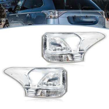 Imagem de JESYMBX Para Mitsubishi Outlander 2014 2015 Para-choque traseiro de carro Luz de freio Aviso de parada de seta Lâmpada traseira