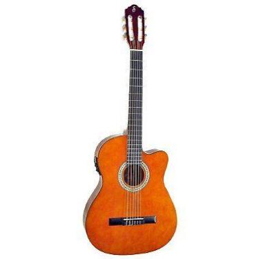 Imagem de Violão Start by Giannini NF14 Elétrico Flat Nylon com Afinador - Natur