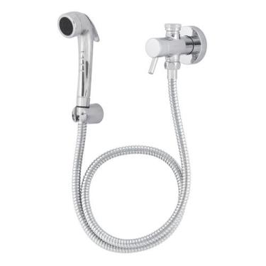 Imagem de Ducha Higiênica com Registro e Gatilho Derivação Cromado Nova Lóggica 