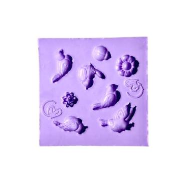 Imagem de F1753 molde de silicone passarinho confeitaria biscuit - confeitaria d