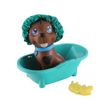 Imagem de Cachorro de Brinquedo Pet Friends Banho - Bee Toys com Acessórios