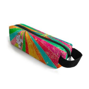 Imagem de Estojo Escolar Infantil Unissex Tema Unicórnio - Use Thuco