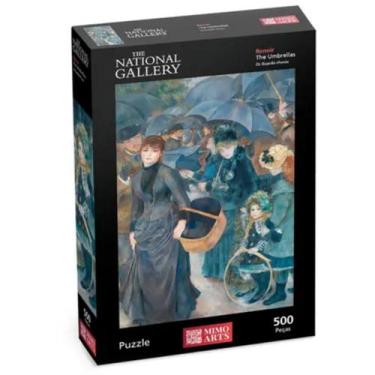 Imagem de Quebra Cabeça Guarda Chuvas Arte Pierre-Auguste Renoir 500P - Mimo, Co