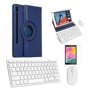 Imagem de BDNET, Capa 360 Azul Tecl/mou/p Branco P/galaxy Tab S7 Fe T735 12,4