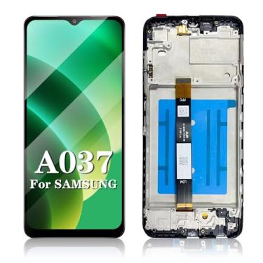 Imagem de Substituição de tela para Samsung Galaxy A03S A037u [Versão dos EUA], com moldura, para Samsung 16.5 cm A03S A037u A037u1 tela de substituição LCD Display Touch Digitalizador Assembléia (sem