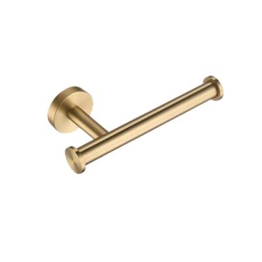 Imagem de Conjunto de ferragens para banheiro e cozinha em ouro escovado, barra de toalha, gancho para casaco, suporte para papel higiênico, saboneteira, acessórios para banheiro, suporte para papel