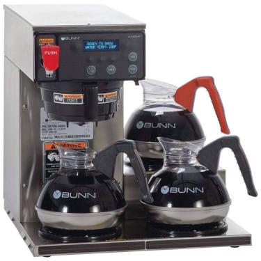 Imagem de Cafeteira Automática Comercial 12 Xícaras com 3 Aquecedores, Jarras Não Inclusas, 110V 600W, BUNN Axiom 15-3, Preta