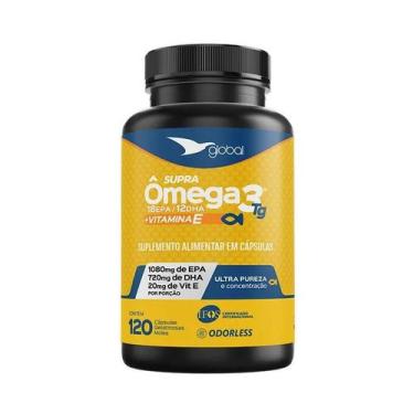 Imagem de Supra Ômega 3 (18 EPA / 12 DHA) + Vitamina E - 120 CPS - GLOBAL