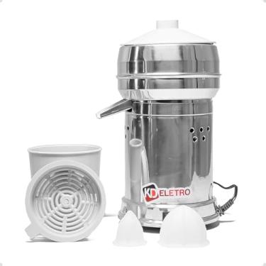 Imagem de Espremedor Industrial Aluminio BIVOLT Profissional Laranja Frutas Sucos