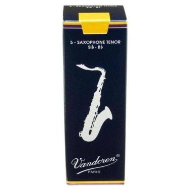 Imagem de Palheta Tradicional Saxofone Tenor 2 Vandoren Sr222 - Cx - 5