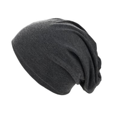 Imagem de Gorro Skullie De Crochê De Cor Sólida Masculino E Feminino Para Outono