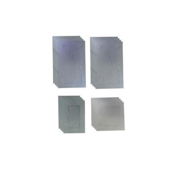 Imagem de Kit de Prática de Soldagem Cupons Conjunto de 32 Peças Chapa de Aço Suave Calibre 11 para Prática de Soldagem, MIG e TIG (32)