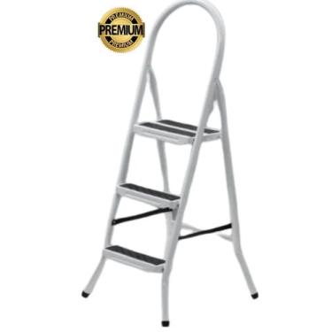 Imagem de Escada Domestica 3 Degraus Reforçada Degraus Anti Derrapante - Canal