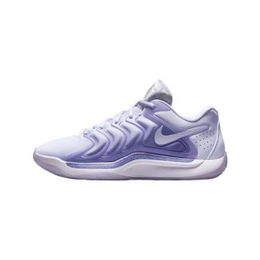 Imagem de Nike KD17 Tênis de basquete (FJ9487-500, ametista empoeirada/hortênsia/matiz de ametista), Ametista empoeirada/hortênsias/ametista, 46