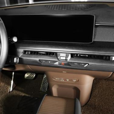 Imagem de YOUTOOCAR Acabamento de tampa de saída de ventilação de ar condicionado para interior de carro de grão de madeira compatível com acessórios KIA EV9