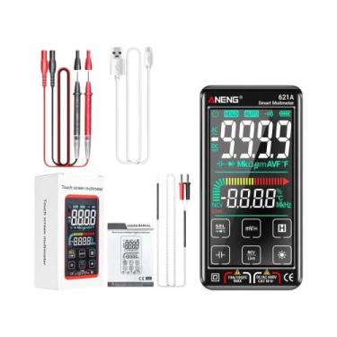 Imagem de Multímetro Digital Inteligente ANENG 621A Tela Sensível Ao Toque 9999 