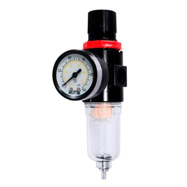 Imagem de Filtro de Ar Eliminador de Água com Regulador de Pressão e Manômetro 1/4 Rotta 376 Afr-2000 4002