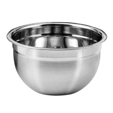 Imagem de Tigela em Aço Inox 18cm Mixing Bowl Saladas Petisco Mantimentos - Keho