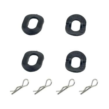 Imagem de 4PCS RC Car Body Shell Scratch-Proof Spacer Gasket with Clip for RC Car Truck DIY Model Toy Protection Parts (Style 1)