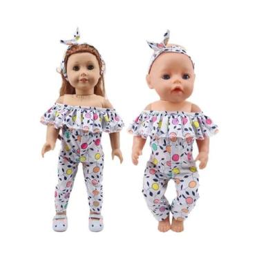 Imagem de Roupas De Boneca Fofa Vestido Uniforme Para Boneca De 43cm 18 Polegada