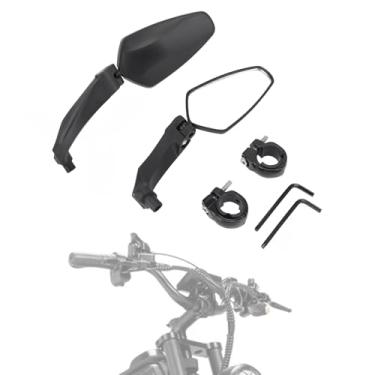 Imagem de IUVWISN Espelhos laterais retrovisores de bicicleta elétrica compatíveis com Ridstar Q20 E Bike Dirt Bike
