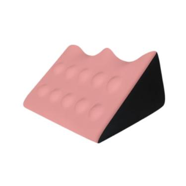 Imagem de Ｂｅｓｇａ Almofada de massagem em cunha para cama, descanso para pernas, espuma viscoelástica, almofada para costas, travesseiro de elevação de pernas para, Rosa