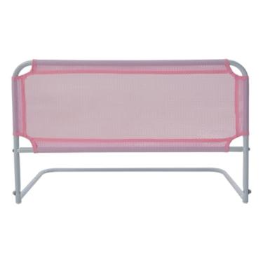 Imagem de Grade de Segurança Universal para Cama Adulto e Infantil - Tela Protetora Anti-quedas Dobrável com Instalação Sem Ferramentas(MINI BOX 67X54 ROSA)