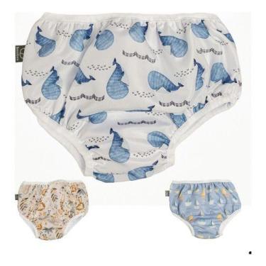 Imagem de Sunga Infantil Reutilizável De Piscina Fralda Ecológica Happy Benibee,
