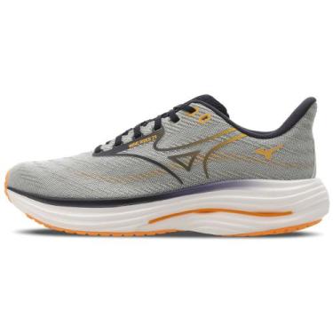 Imagem de Tênis de Corrida Mizuno Wave Rider 29 Masculino, Cinza, 40
