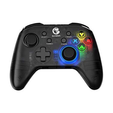Imagem de GameSir Controle de jogos sem fio T4 Pro para Windows 7 8 10 PC/iPhone/Android/Switch, Joystick de gamepad de celular Bluetooth Dual Shock USB para jogos Apple Arcade MFi, retroiluminação de LED semitransparente