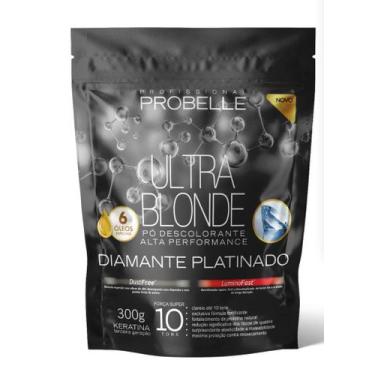 Imagem de Pó Descolorante Diamante platinado Stand Pouch 300 G Probelle