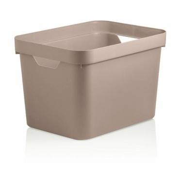 Imagem de Caixa Organizadora Cube M Bege CC400 OU