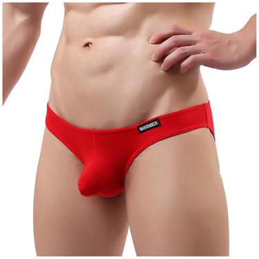 Imagem de Cuecas macias masculinas cuecas calcinhas shorts cuecas sexy de cintur