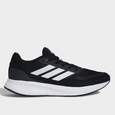Imagem de Tênis Adidas Runfalcon 5 Masculino, Preto, Branco, 40